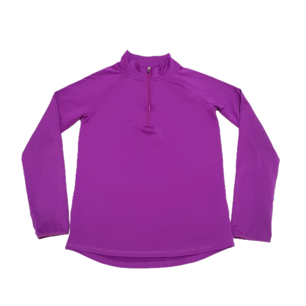 Justice Quarter Zip Pullover Shirt Girls Size 7